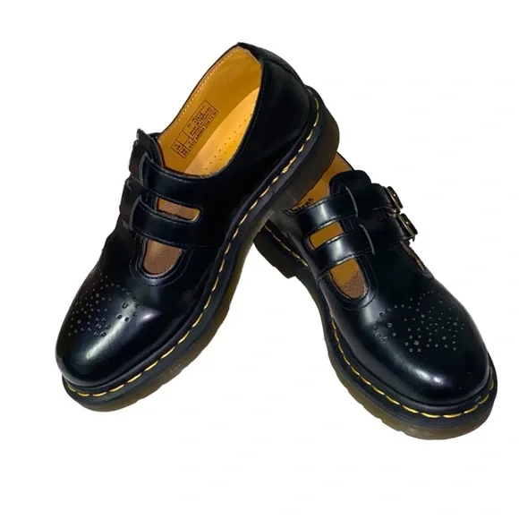 Womens LIKE NEW Dr. Martens 8065 Mary Jane Casual Shoe - Black - Picture 8 of 12